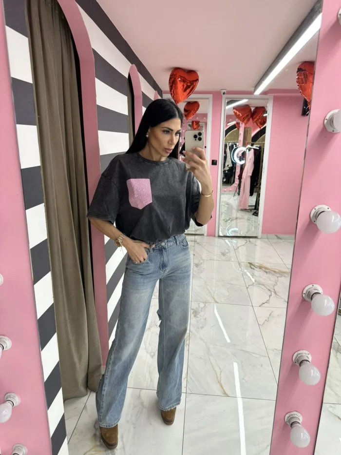 Cut Out Statement Jeans - Image 2