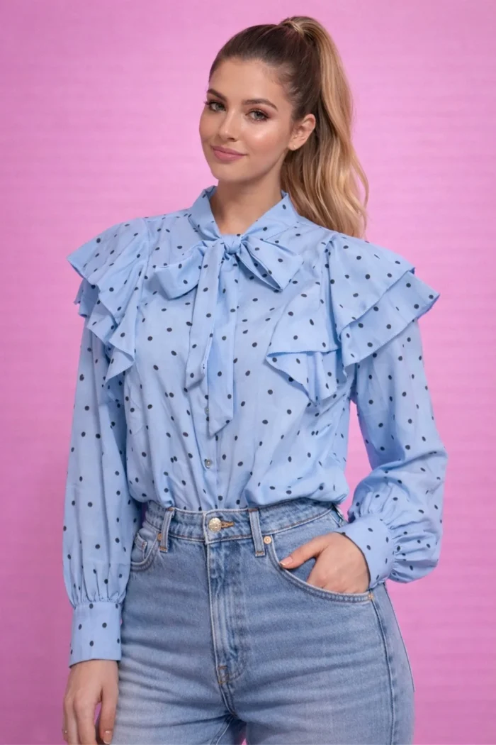 Polka Romance Blouse - Image 3