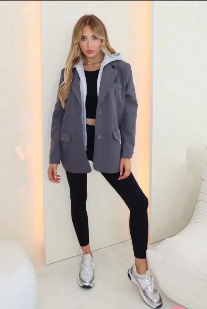 Urban Hoodie Blazer - Image 2