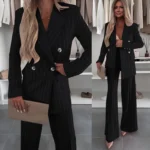 Power Pinstripe Suit Set - Image 6