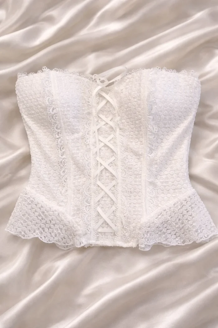 Lace Romance Corset Top - Image 4