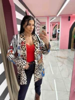 Wild Star Leopard Blazer