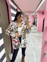 Wild Pop Leopard Blazer