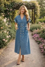 Denim Riviera Dress - Image 3