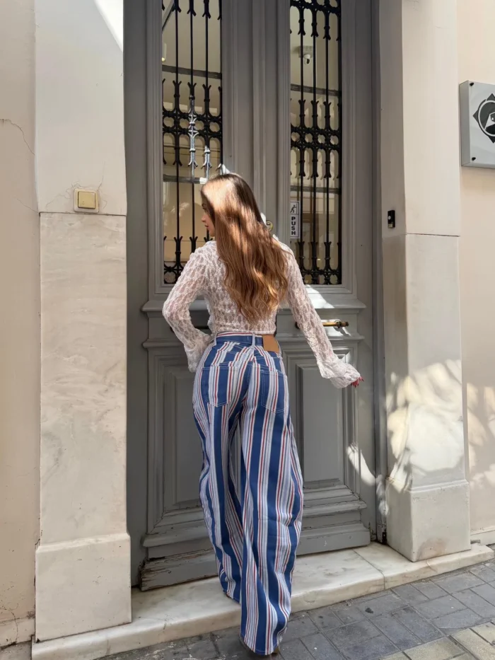 Riviera Stripe Palazzo - Image 2